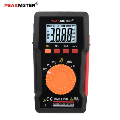 4000 Counts Handheld Digital Multimeter การวัดแรงดันไฟ AC และ DC การทดสอบ Diode Meter