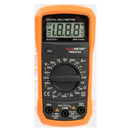 2000 Counts Handheld Digital Multimeter 600V AC&DC การวัดแรงดันไฟ การทดสอบความต่อเนื่อง Meter