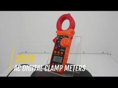 true RMS AC Digital Clamp Tester, Digital Clamp Multimeter ความถี่และความต้านทาน