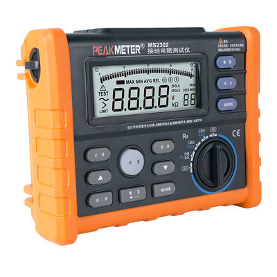 เครื่องมือวัดแรงต่อต้านดินมือถือสําหรับการตรวจสอบและแก้ปัญหาระบบการตั้งพื้นไฟฟ้า