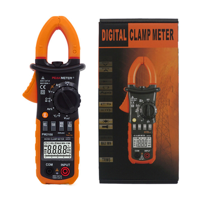 AC/DC Digital CLamp Meter With Ammeter, Voltmeter, Double Mold, Diode Test, Ohmmeter Measurement เครื่องวัดคลื่นแบบดิจิตอล พร้อมเครื่องวัดอัมเมตร, วอลท์เมตร, เครื่องวัดหมากสองตัว, เครื่องทดสอบไดโอด์, เครื่องวัดออมเมตร