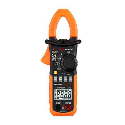 AC/DC Digital 6000Counts Clamp Meter With Ammeter Diode Test การวัดออห์มเมตร
