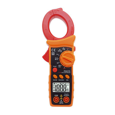 Ture RMS Digital AC Clamp Meter With Auto Range 1000A AC ไม่ติดต่อ ความตึงเครียดการตัดความต้านทาน