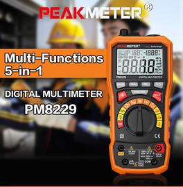 Multifunctional Auto Range Digital Multimeter ระดับเสียงการวัดค่าสัมพัทธ์